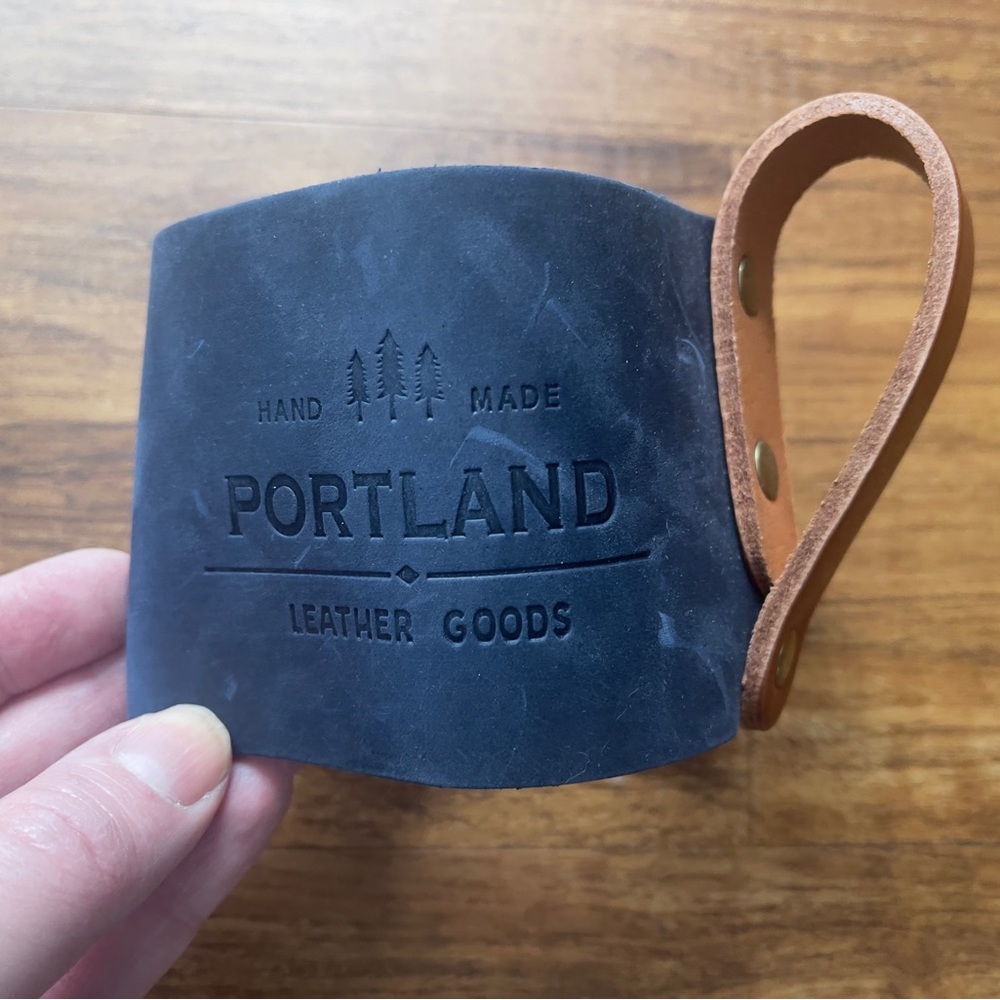 Portland Leather Cup Holder - New